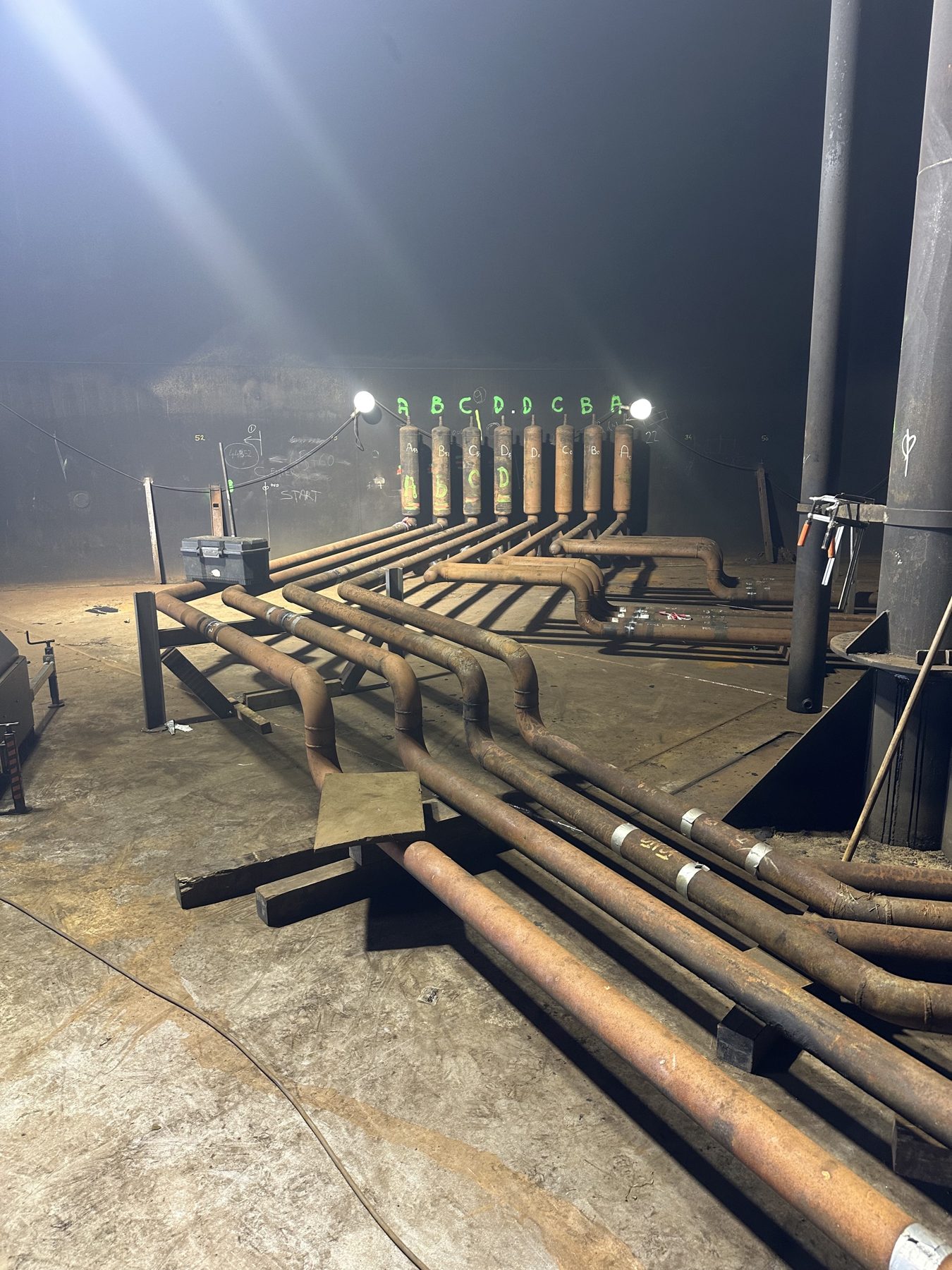 Industrial piping project