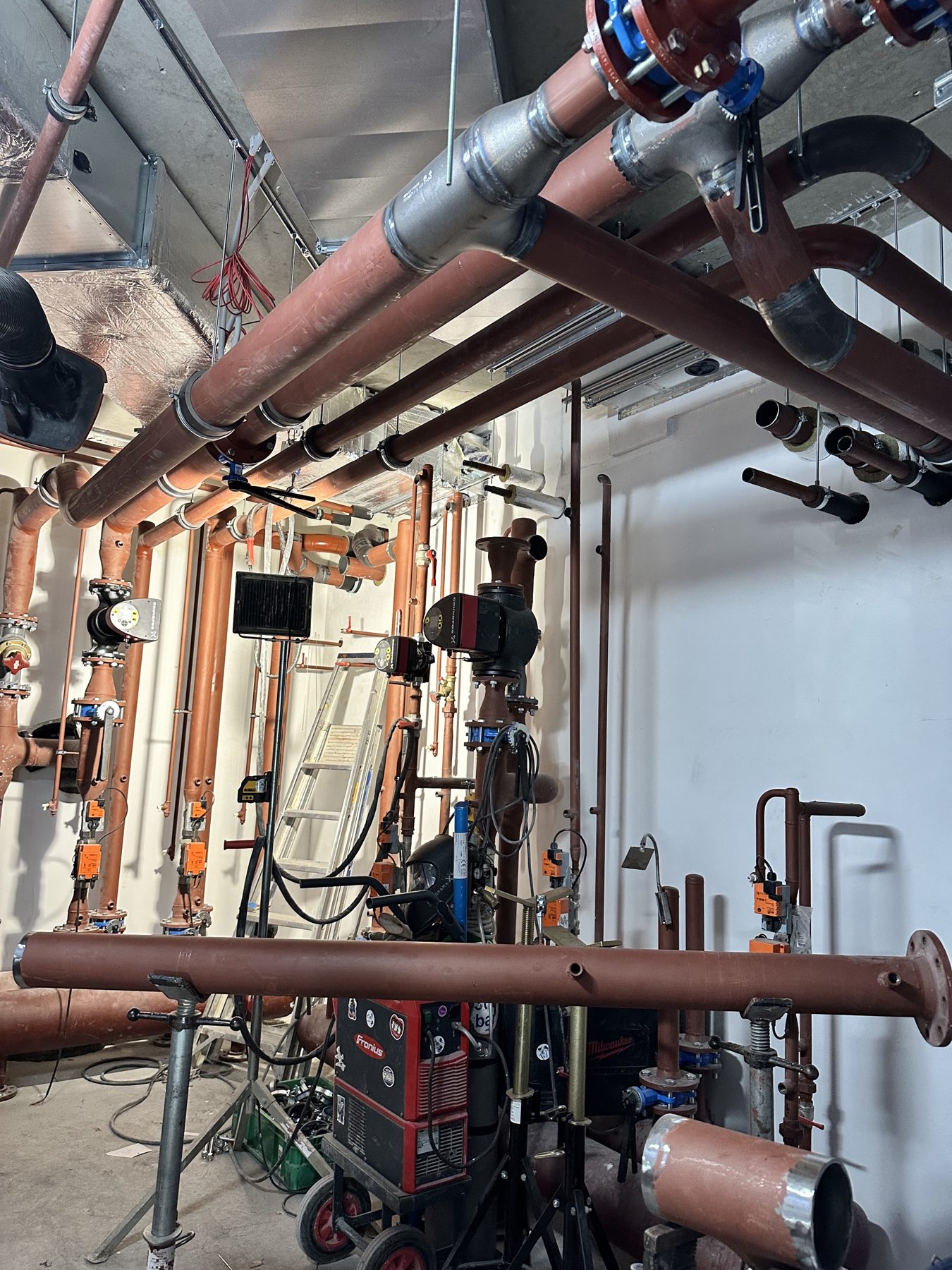 Indoor pipe systems